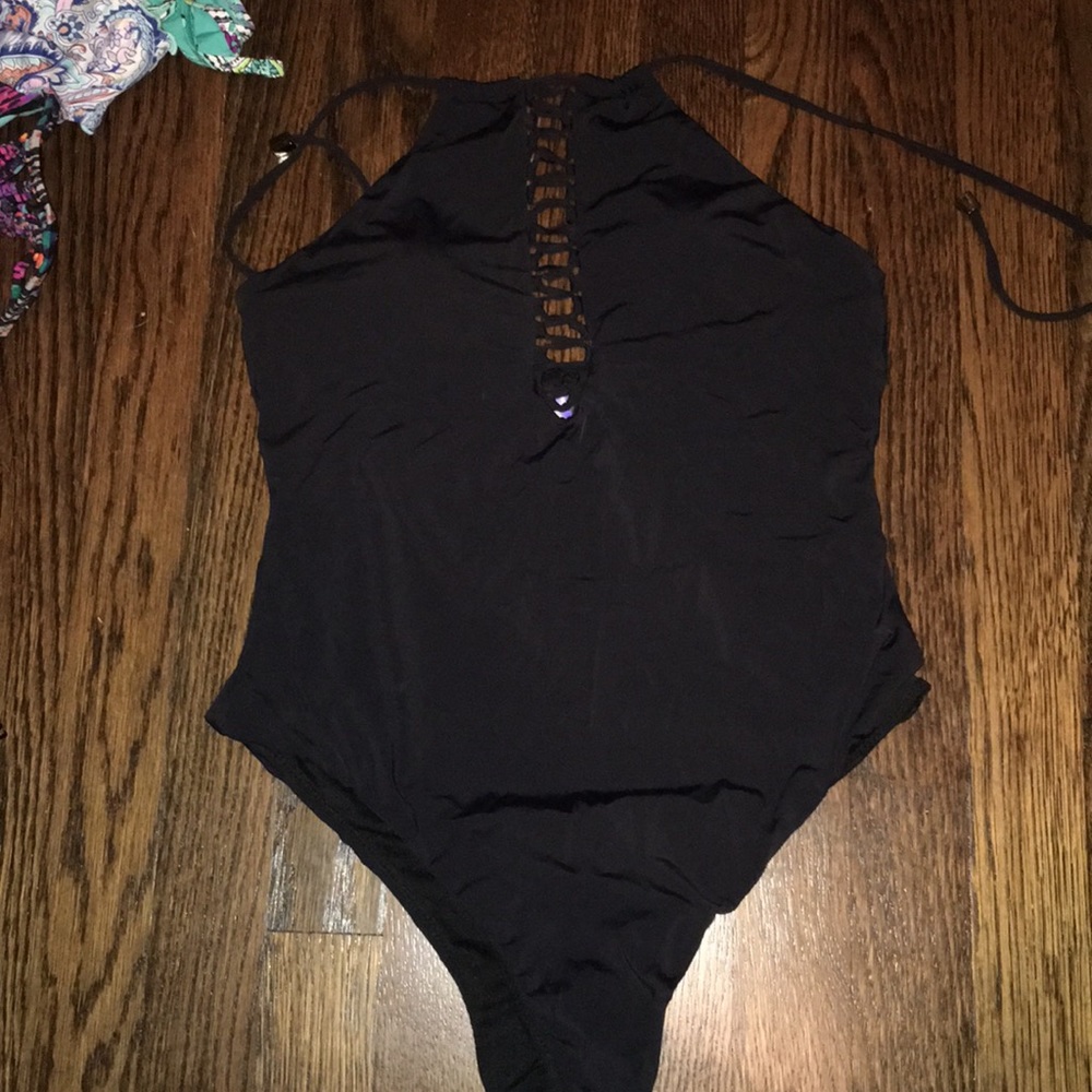 Black one piece Altar’d state swim suit